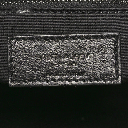 Saint Laurent Crinkled Calfskin Matelasse Monogram Medium Niki Shopper Tote Black 6 of 10