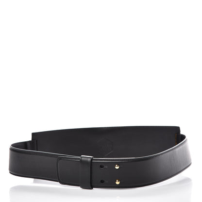 Versace Calfskin Medusa Hass Brothers Waist Belt 90 36 Black 3 of 5