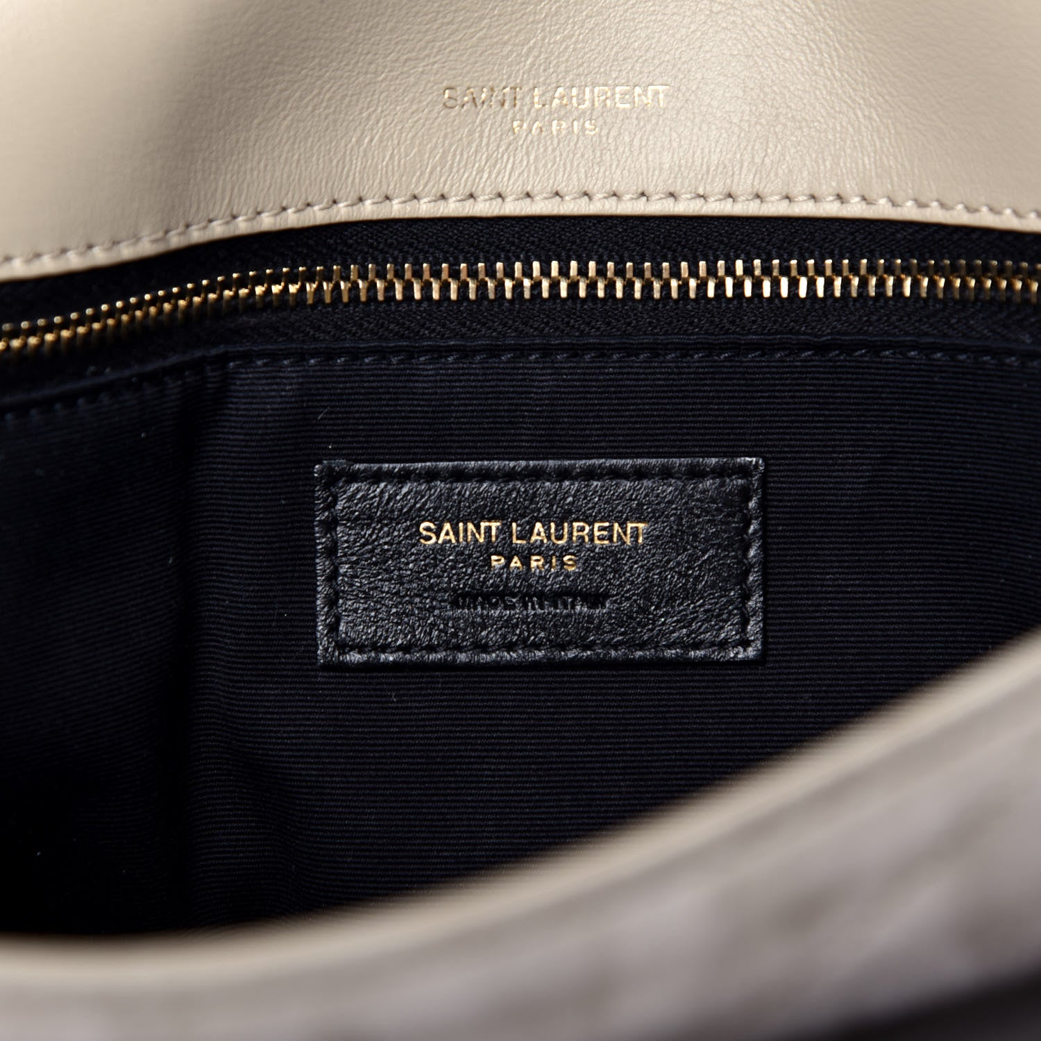 Saint Laurent Suede Monogram Medium Niki Chain Satchel Light Beige 6 of 9