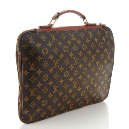 Louis Vuitton Monogram Porte-Documents Poignee Portfolio with Handle 3 of 9