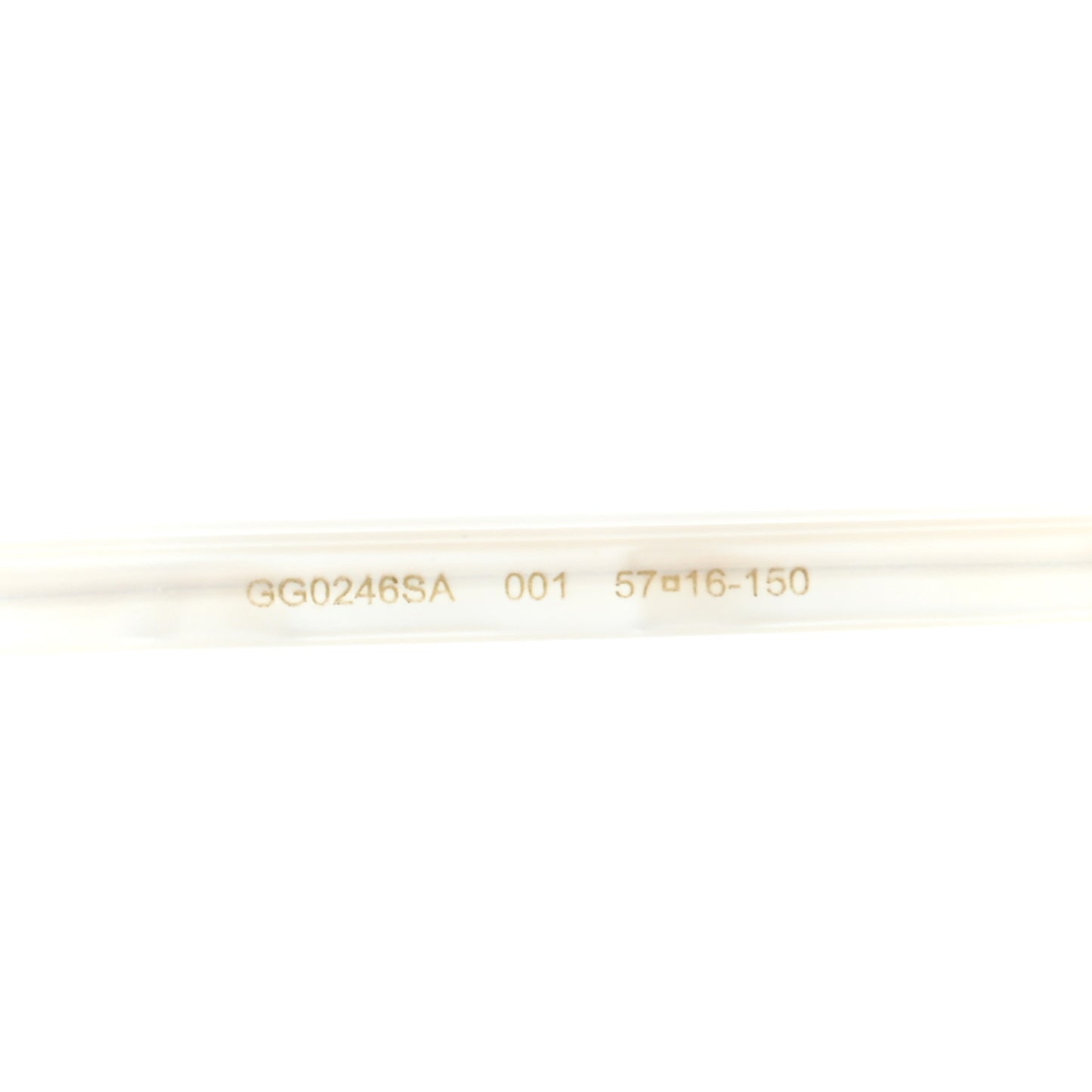 Round Metal GG0246SA Sunglasses Gold