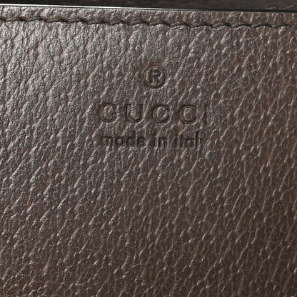 Gucci GG Supreme Monogram Textured Dollar Calfskin Web Small Ophidia GG Handbag Beige Ebony New Acero 6 of 12
