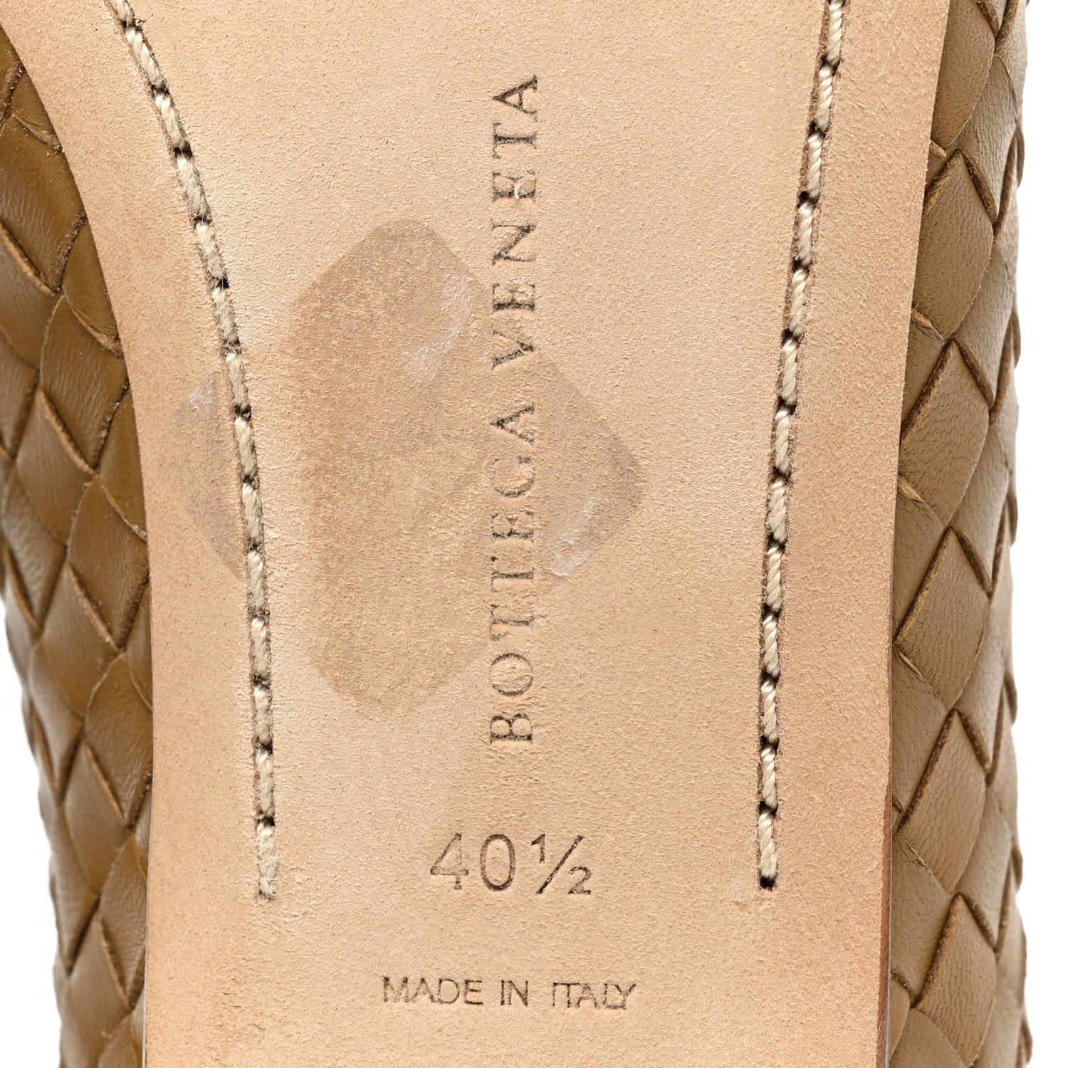 Bottega Veneta Nappa Intrecciato Flats 40.5 Mustard 6 of 9