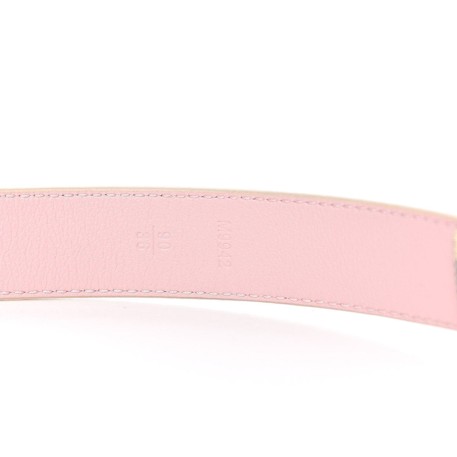 Louis Vuitton Damier Azur 25mm LV Malletier Belt 90 36 6 of 8