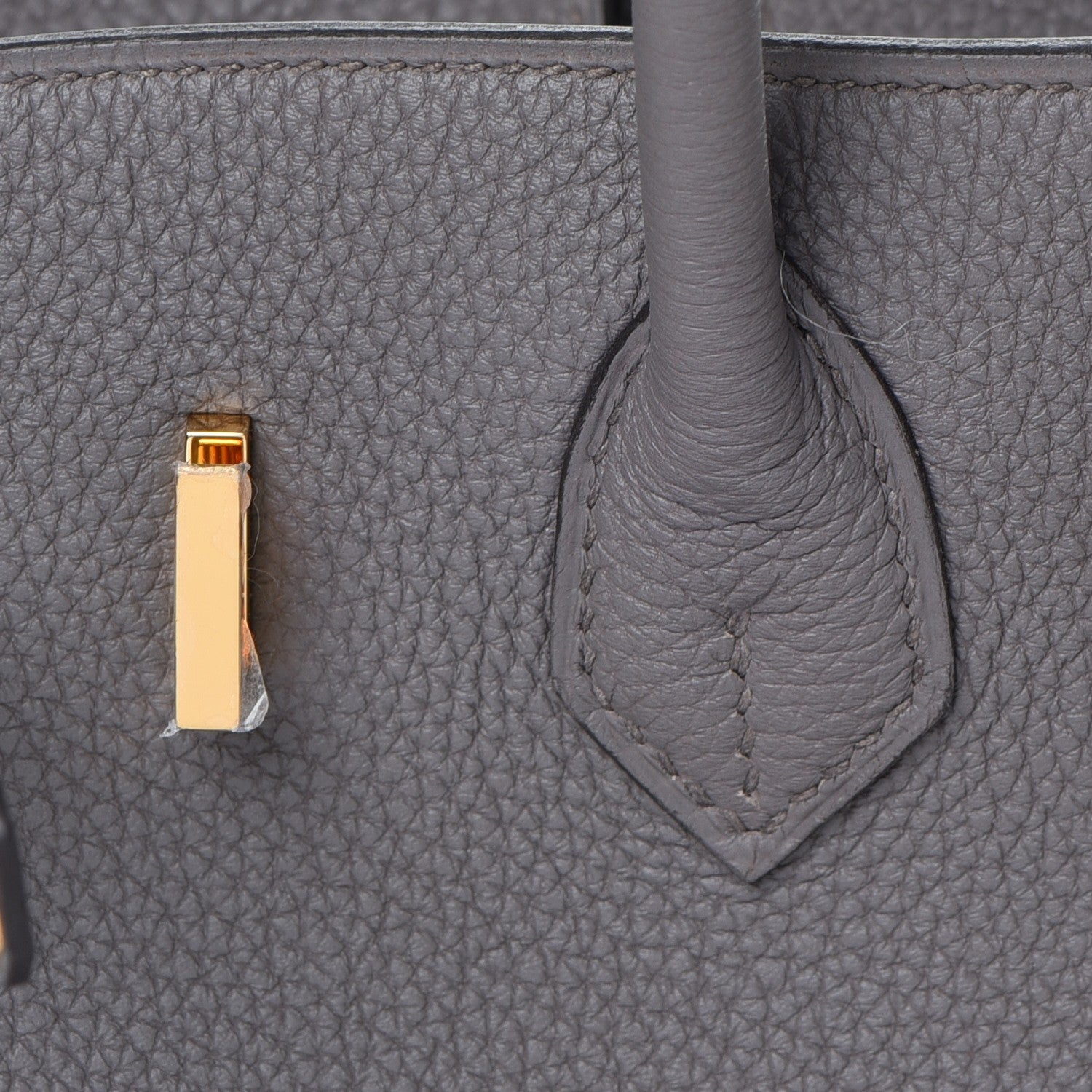 Hermes Togo Birkin 25 Etain 27 of 38