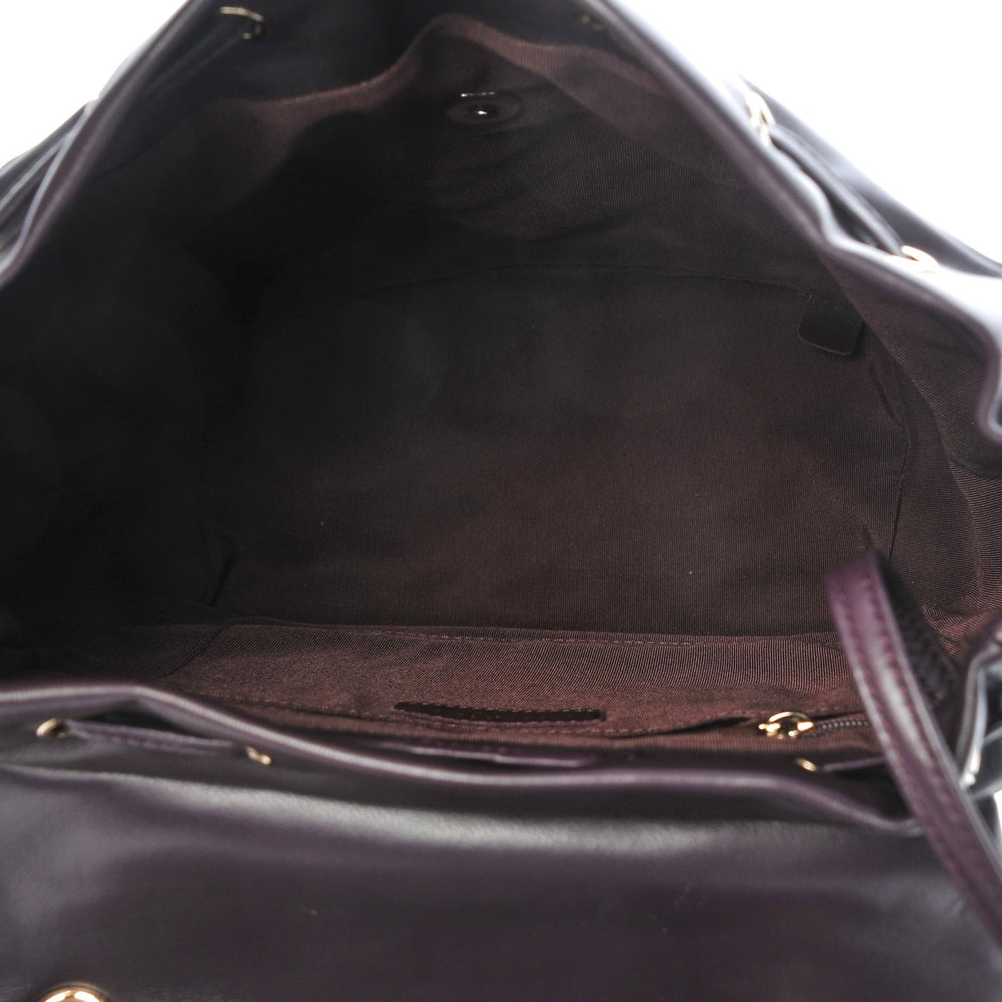 Lambskin Quilted Large Urban Spirit Backpack Dark Purple
