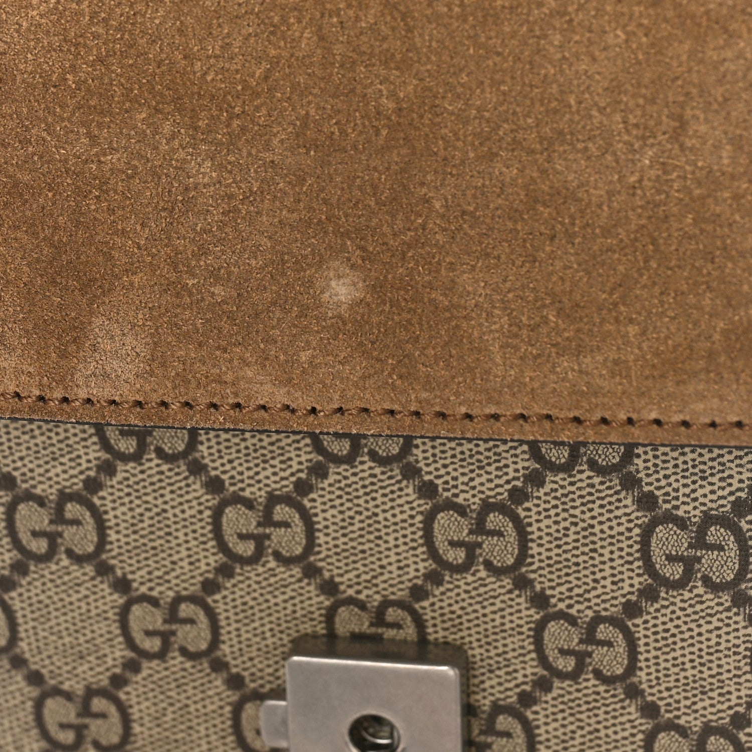 Gucci GG Supreme Monogram Mini Dionysus Shoulder Bag Taupe 10 of 10