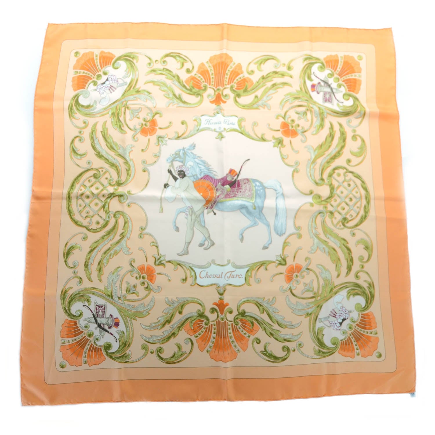 Hermes Silk Cheval Turc Scarf 90 1 of 6