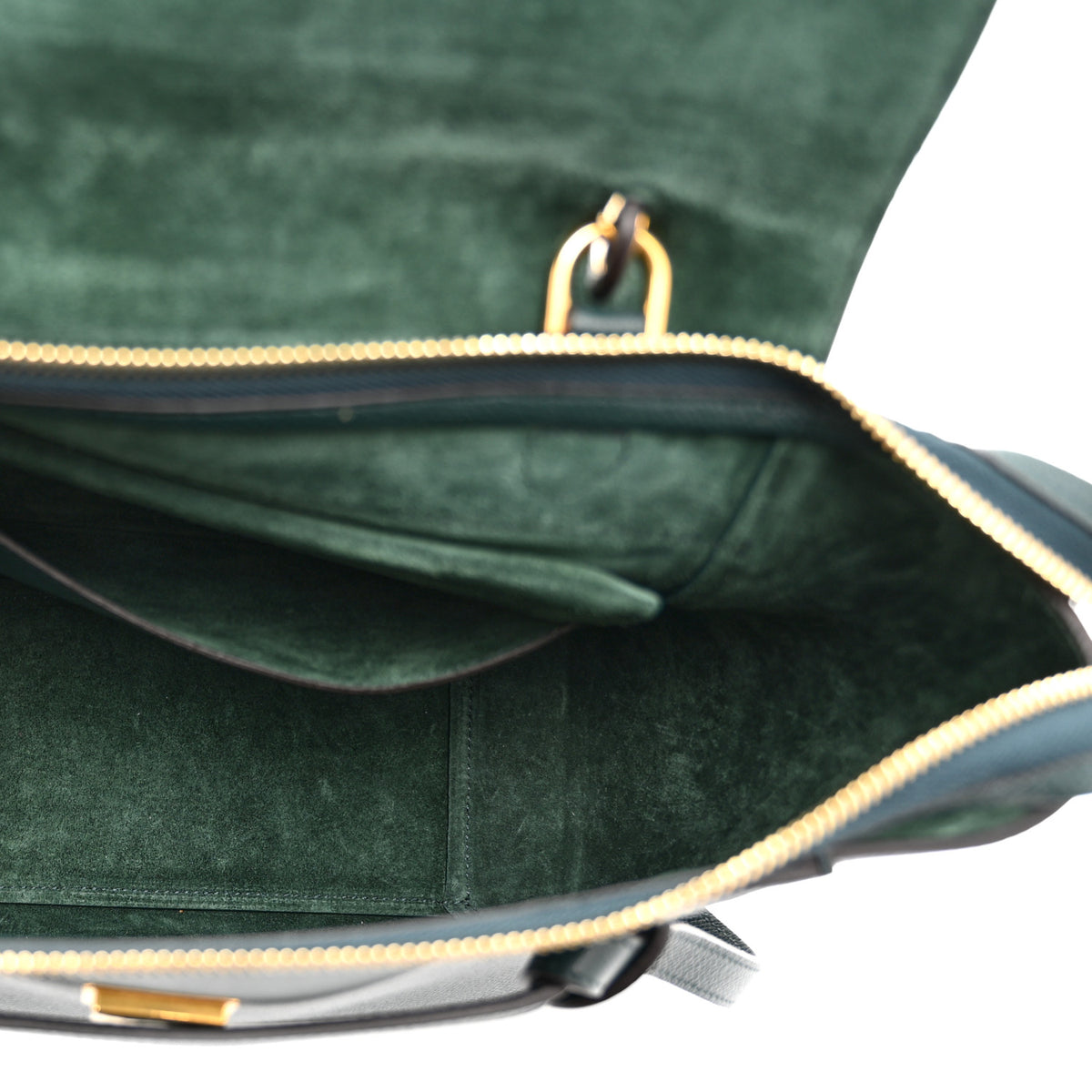 Grained Calfskin Micro Belt Bag Amazone