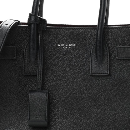 Saint Laurent Grained Calfskin Baby Sac De Jour Black 9 of 11