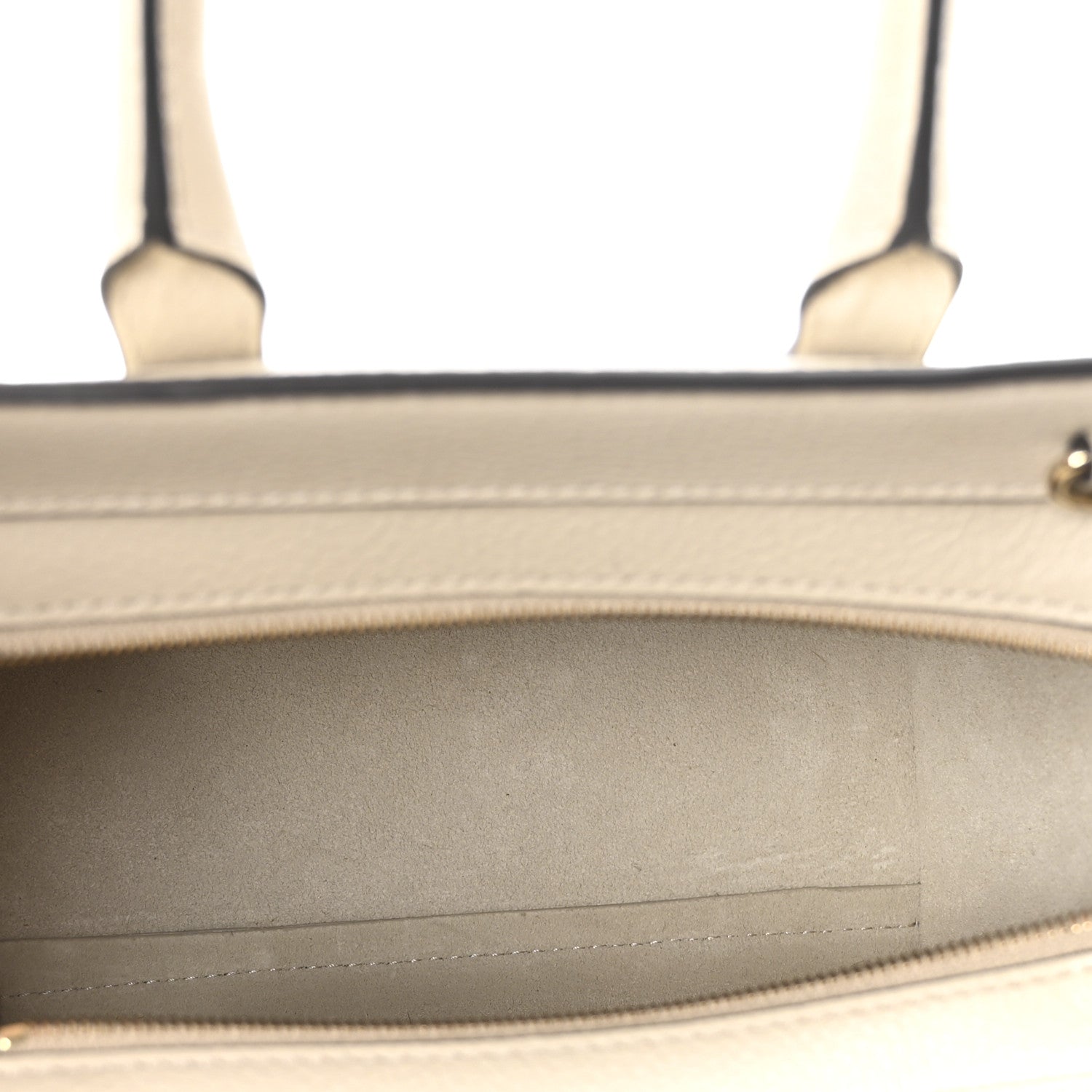 Mulberry Small Classic Grain Micro Zipped Bayswater Chalk 5 of 9
