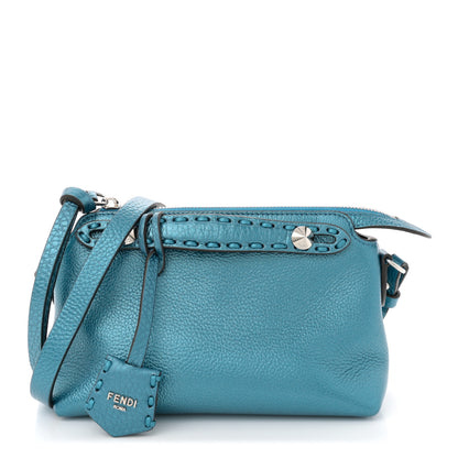 Fendi Cuoio Romano Selleria Sintetica Tape Stitch Mini By The Way Boston Bag Laguna 1 of 9