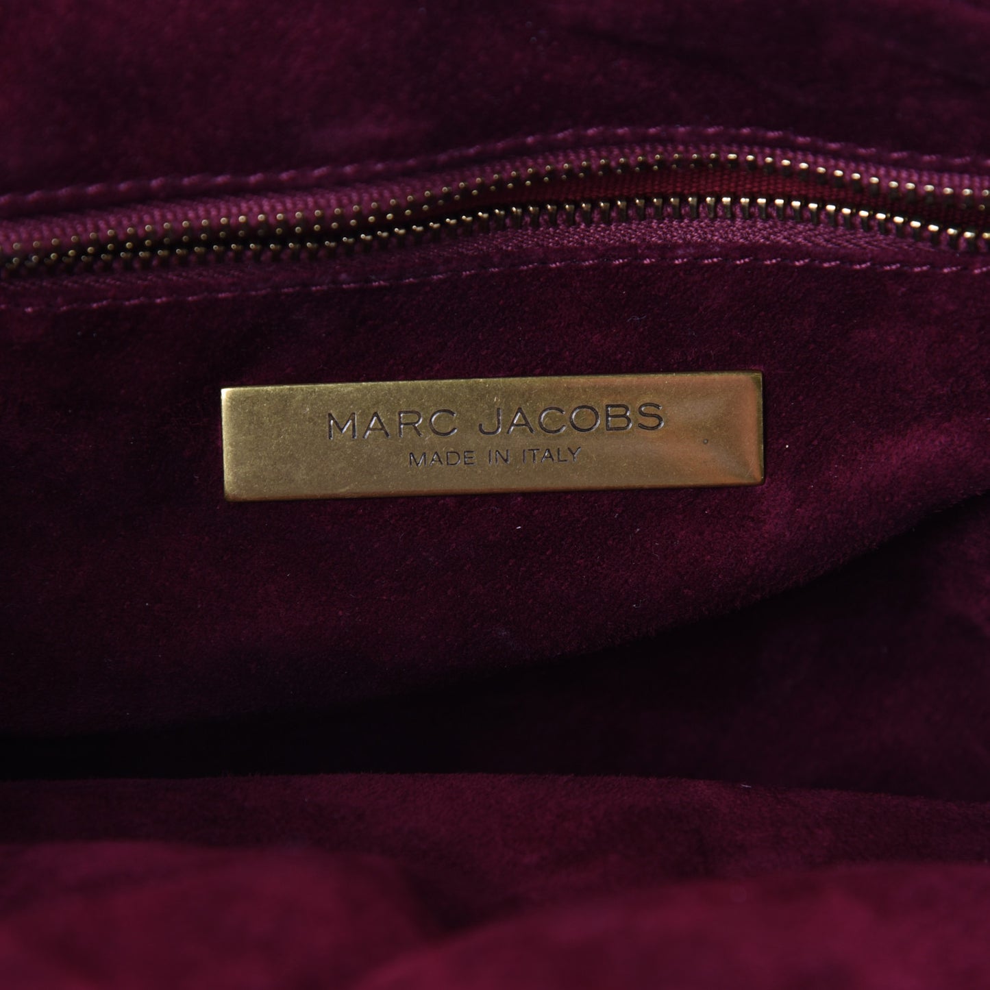 Calfskin Quilted Little Stam Brown