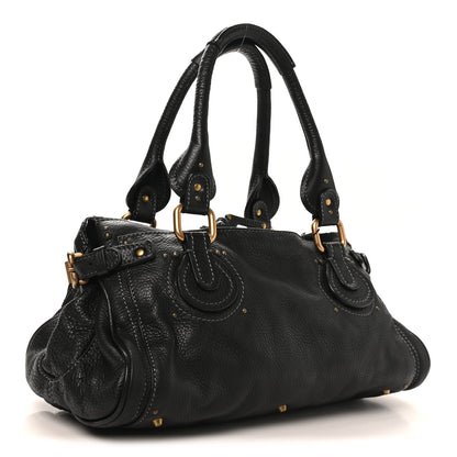 Chloe Calfskin Medium Paddington Satchel Black 3 of 10