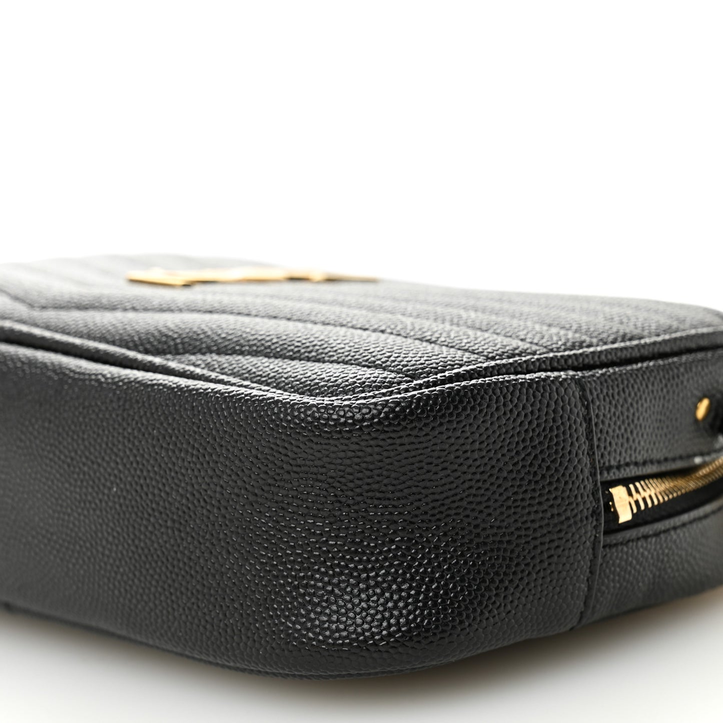 Grain De Poudre Matelasse Monogram Mini Lou Camera Bag Black