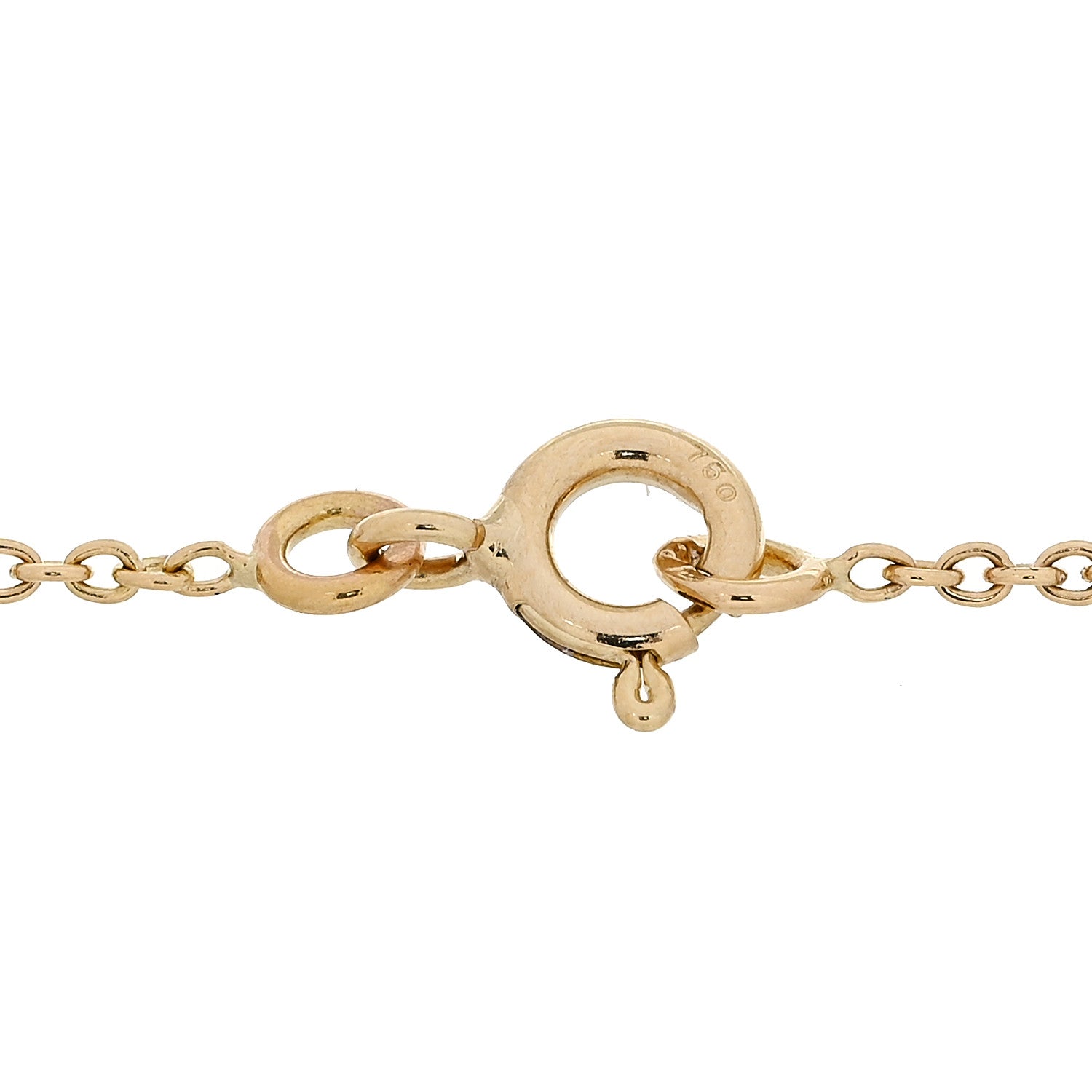 Christian Dior 18K Yellow Gold Diamond Oui Bracelet 4 of 5