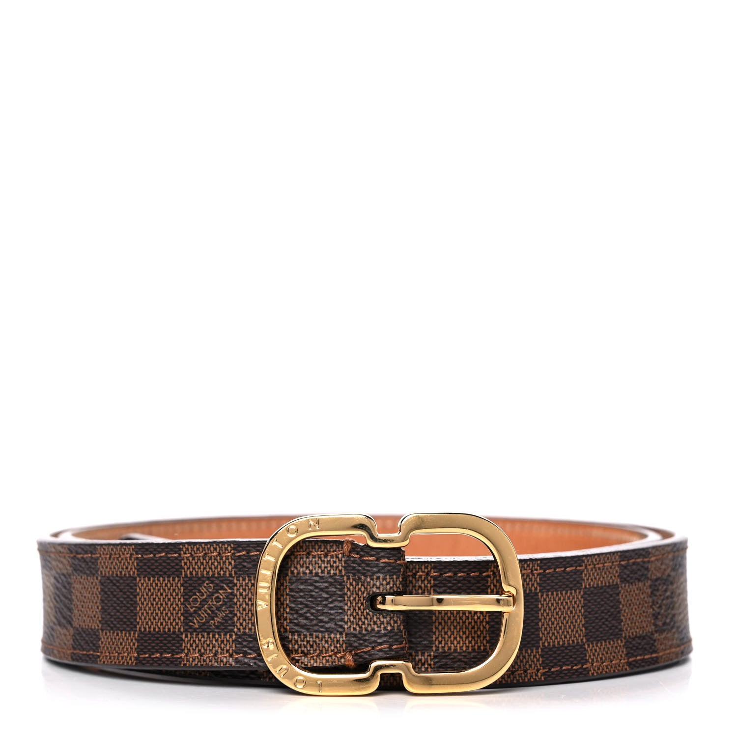 Louis Vuitton Damier Ebene Mini 25mm Belt 80 32 1 of 10