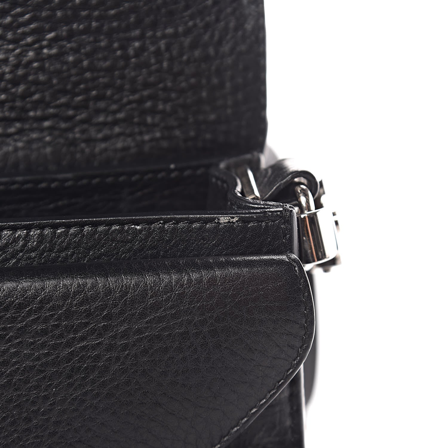 Proenza Schouler Pebbled Calfskin Mini PS11 Classic Shoulder Bag Black 13 of 13