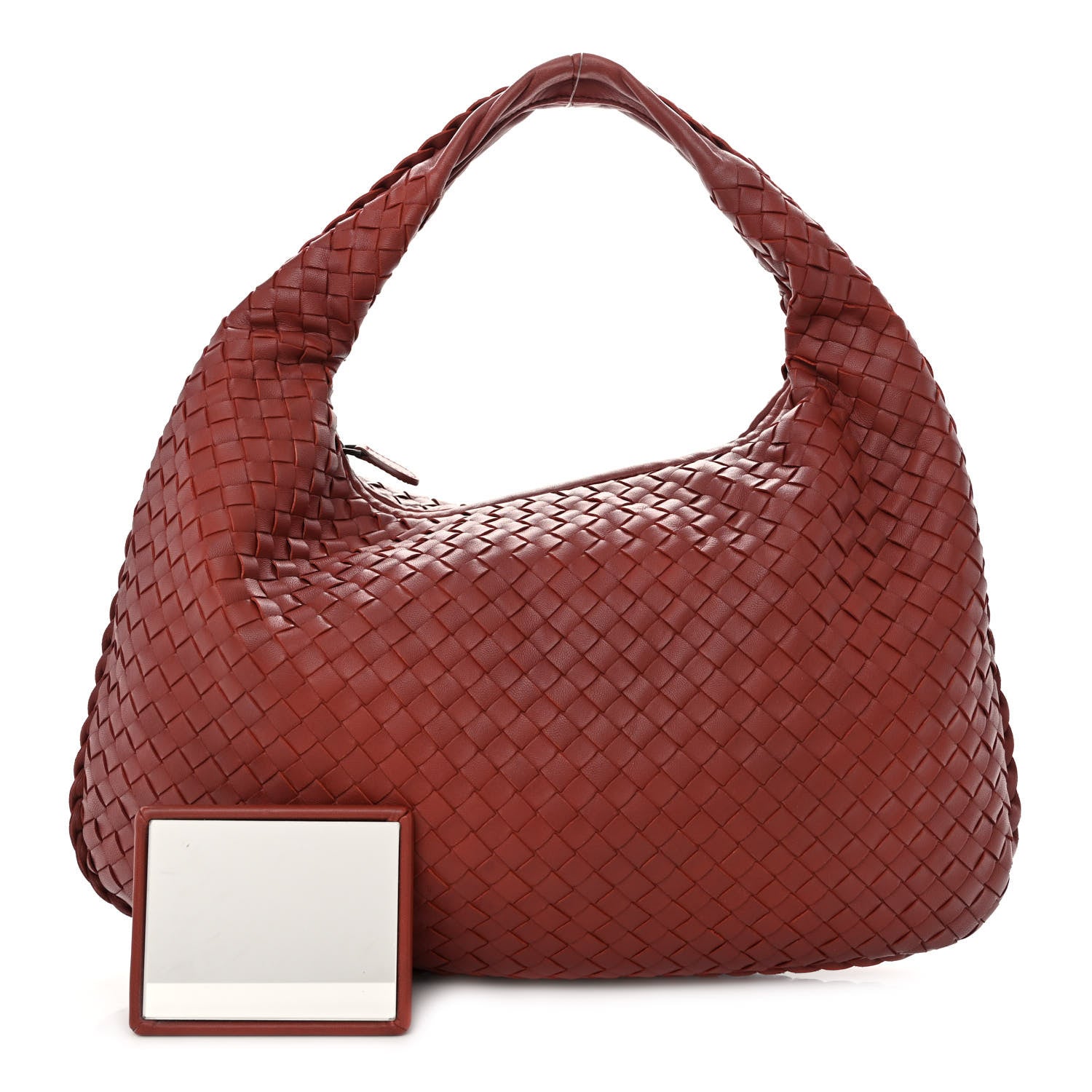 Bottega Veneta Nappa Intrecciato Medium Veneta Hobo Brique 1 of 9