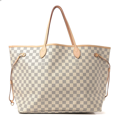 Louis Vuitton Damier Azur Neo Neverfull GM Rose Ballerine 3 of 11