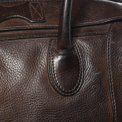 Celine Pebbled Calfskin Mini Luggage Brown 11 of 16