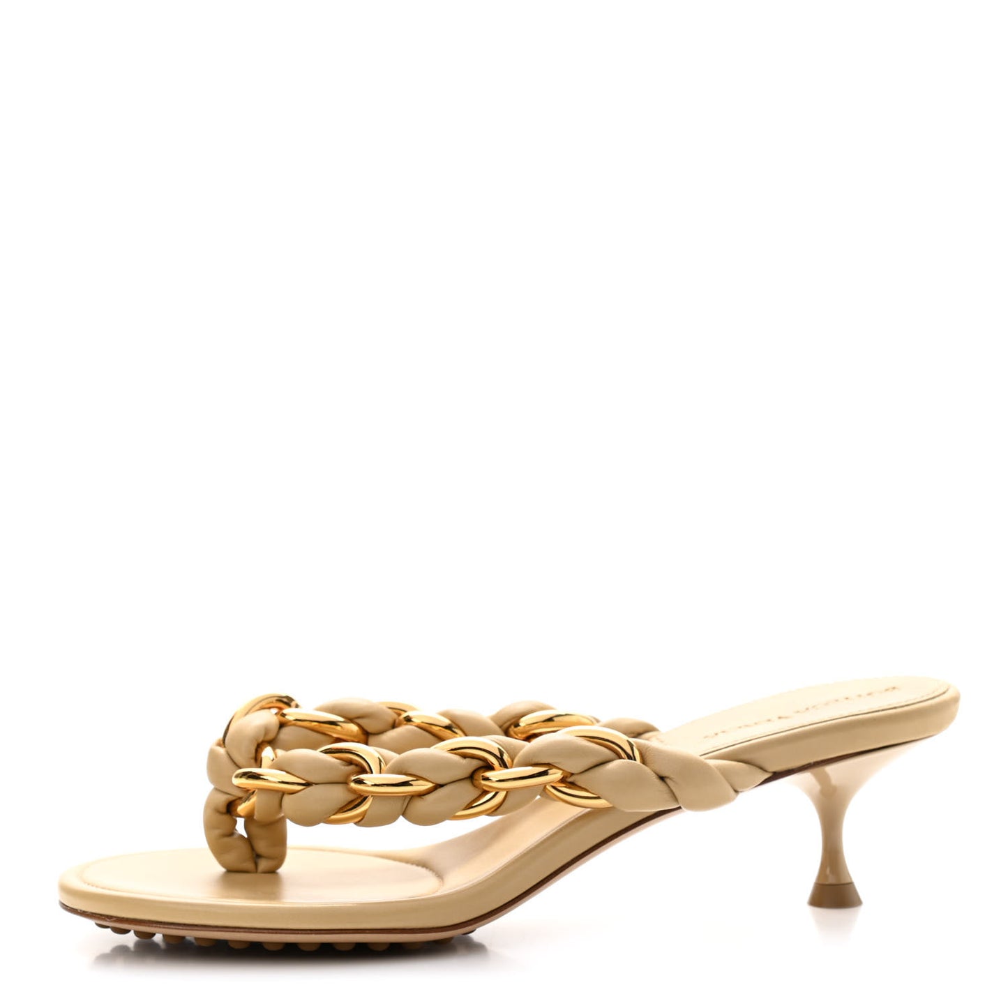Nappa Dot Sandals 37 Cane Sugar