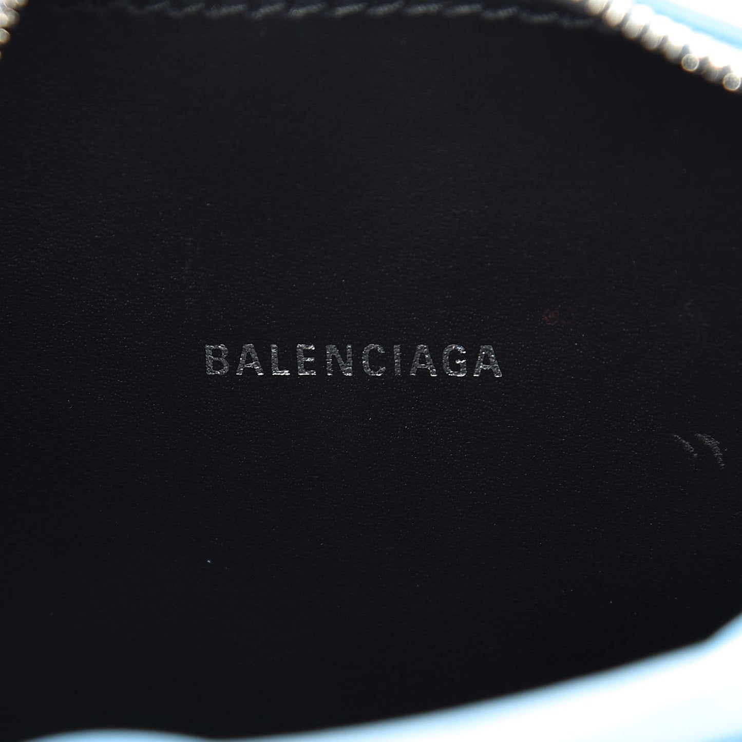 Calfskin XS Everyday Camera Bag Baby Blue Black