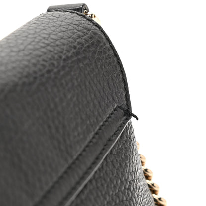Gucci Pebbled Calfskin Medium Soho Flap Crossbody Black 9 of 9
