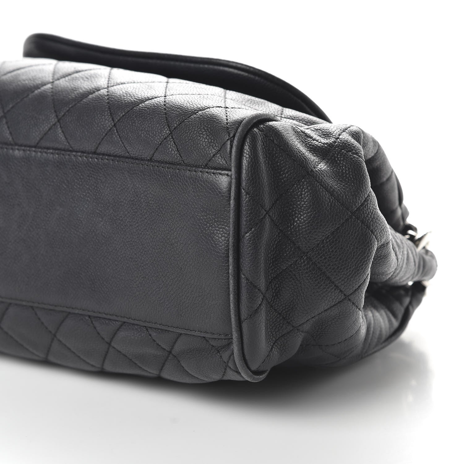 Chanel Caviar Quilted Timeless Accordion Flap Black 7 of 10