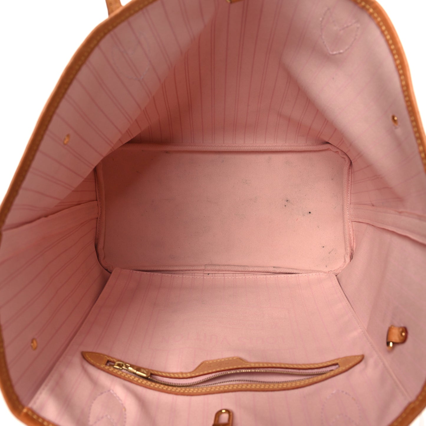 Damier Azur Neo Neverfull MM Rose Ballerine