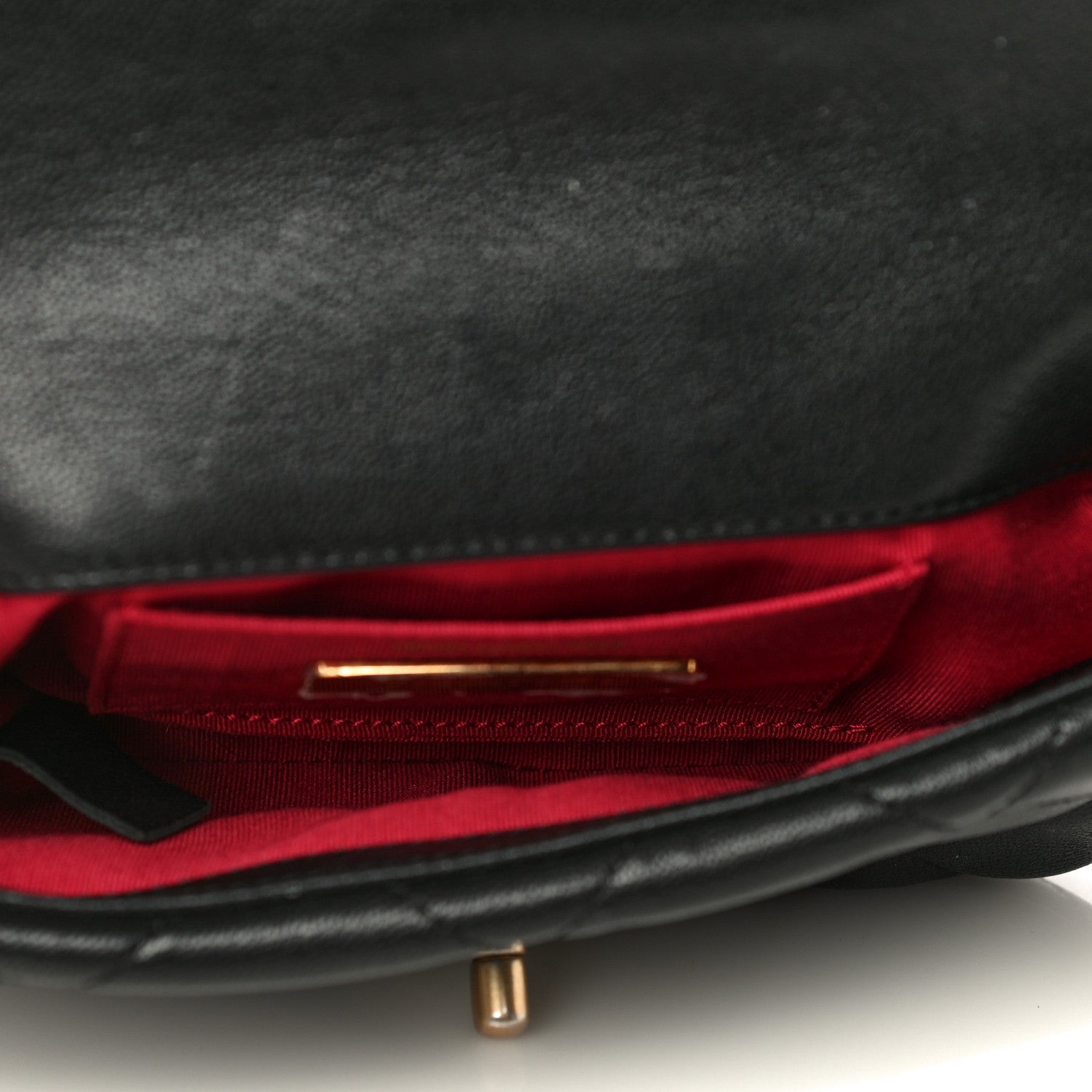 Chanel Goatskin Quilted Chanel 19 Waist Bag Black 5 of 12