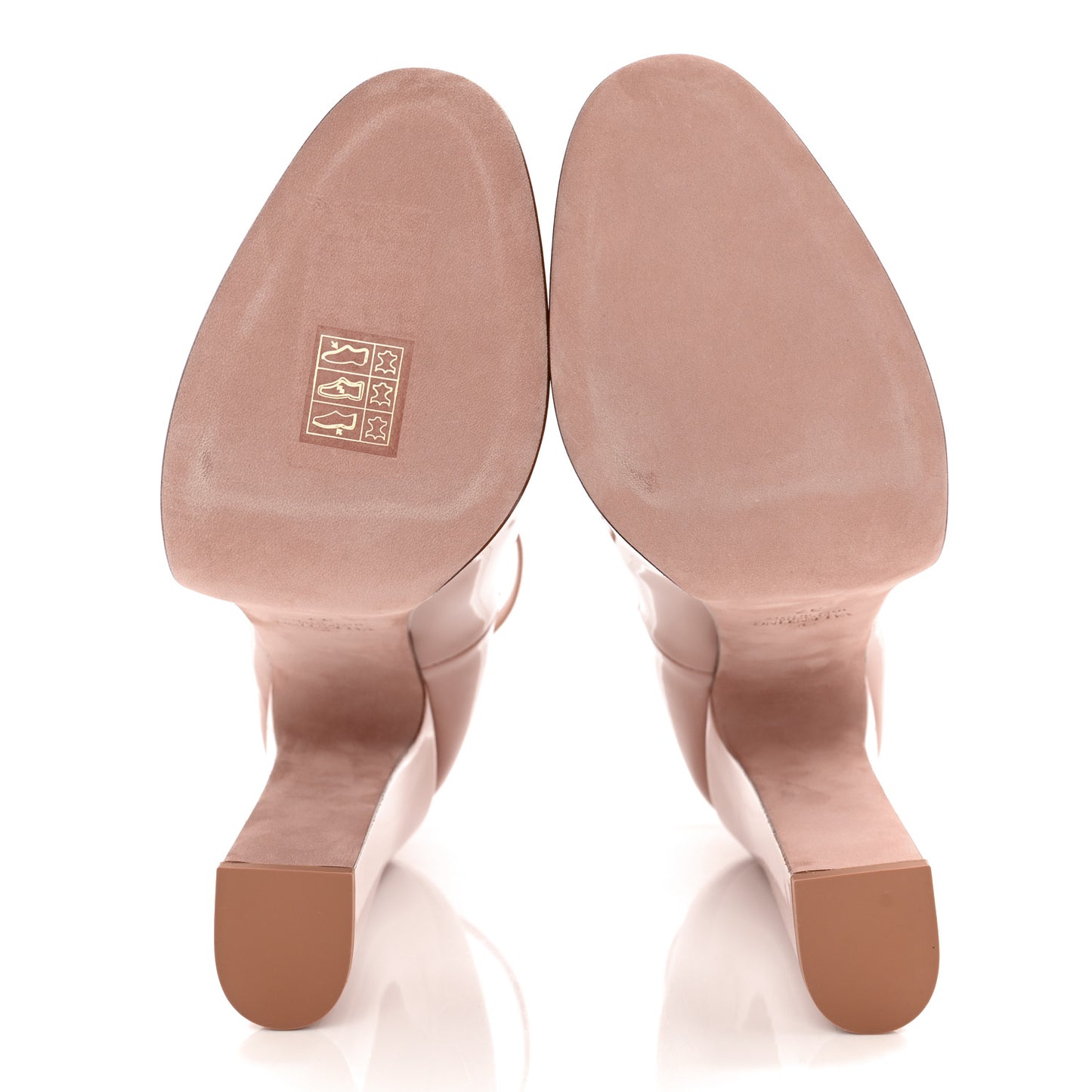 Patent Tan-Go 55/155mm Platform Pumps 37 Rose Cannelle