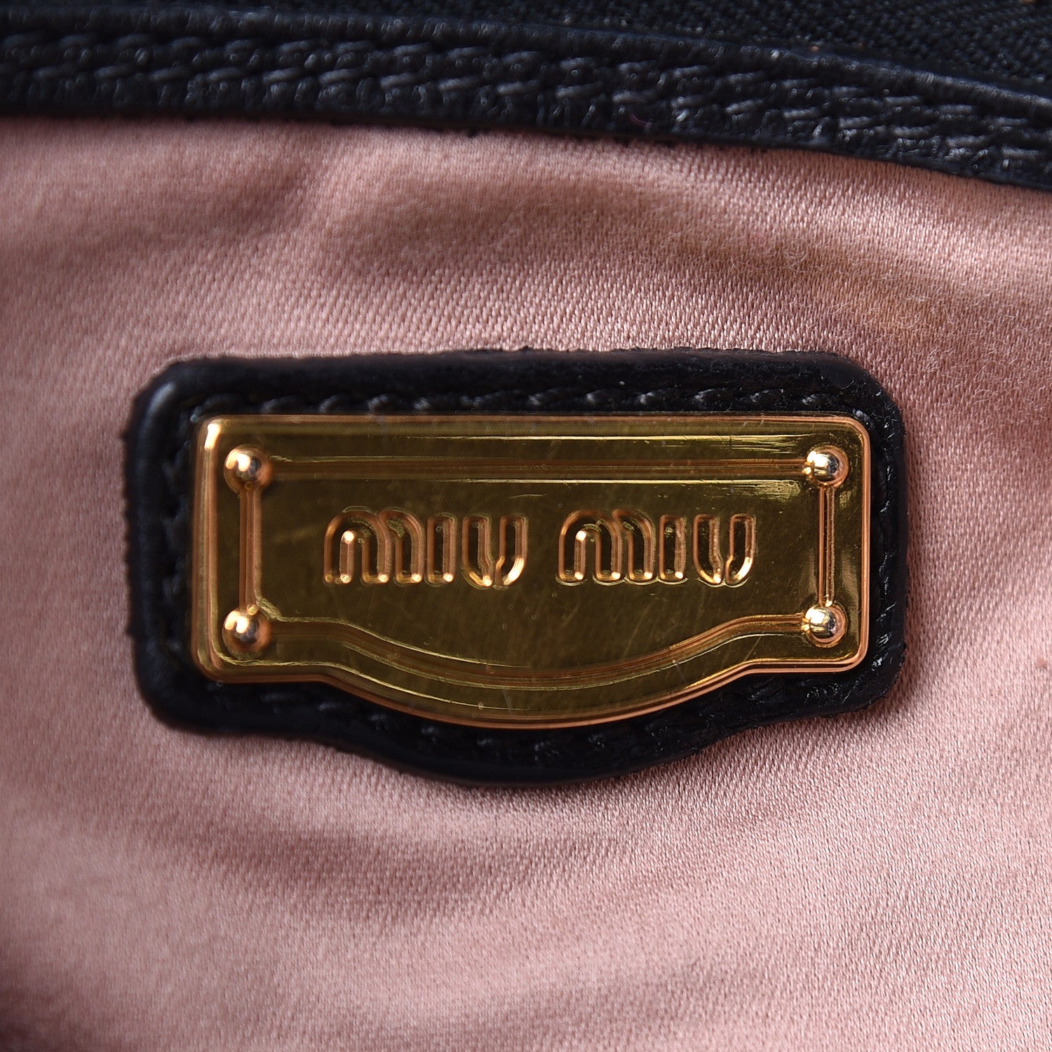 Miu Miu Vitello Lux Bow Tote Black 7 of 11