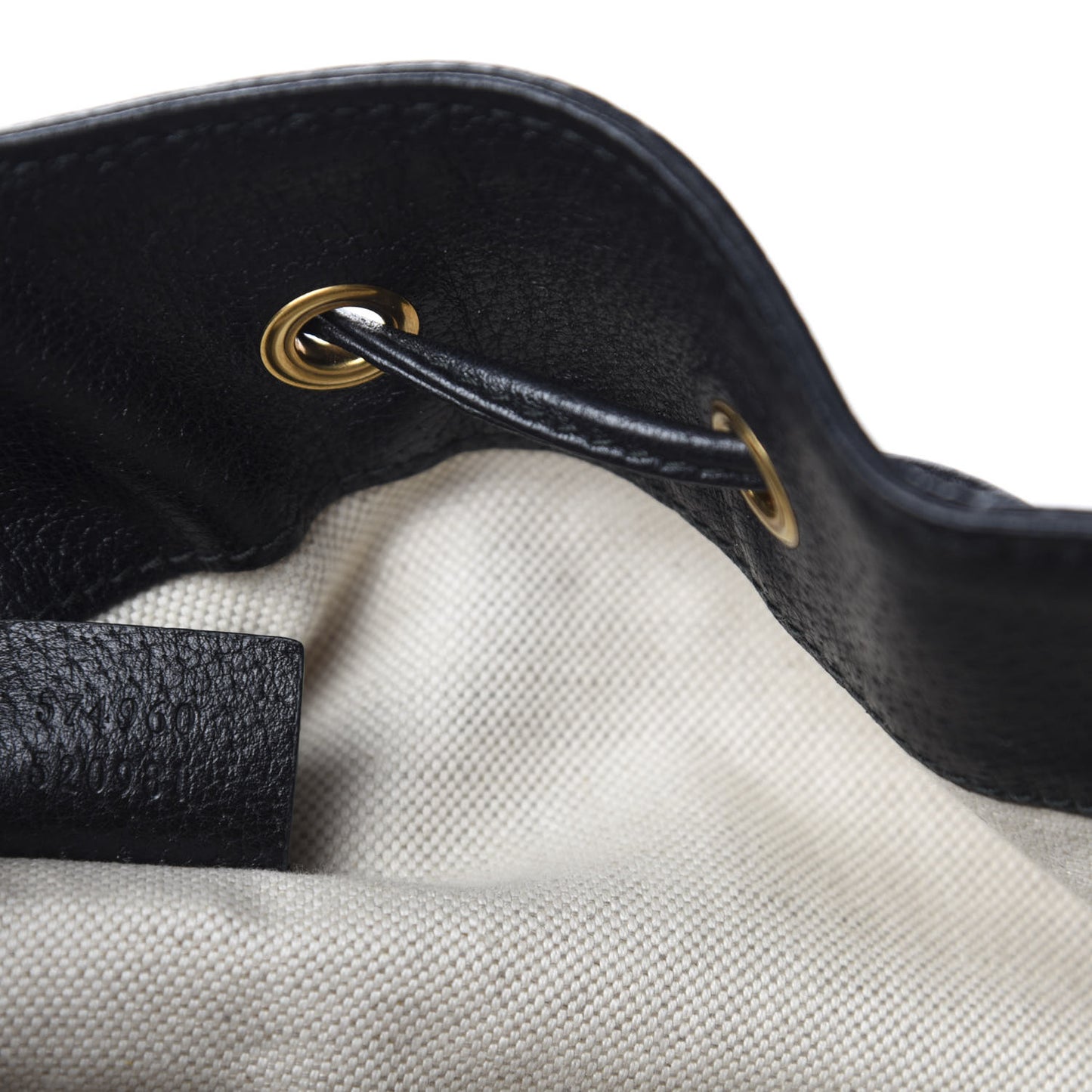 Velvet GG Monogram Web Bucket Bag Blue Beige