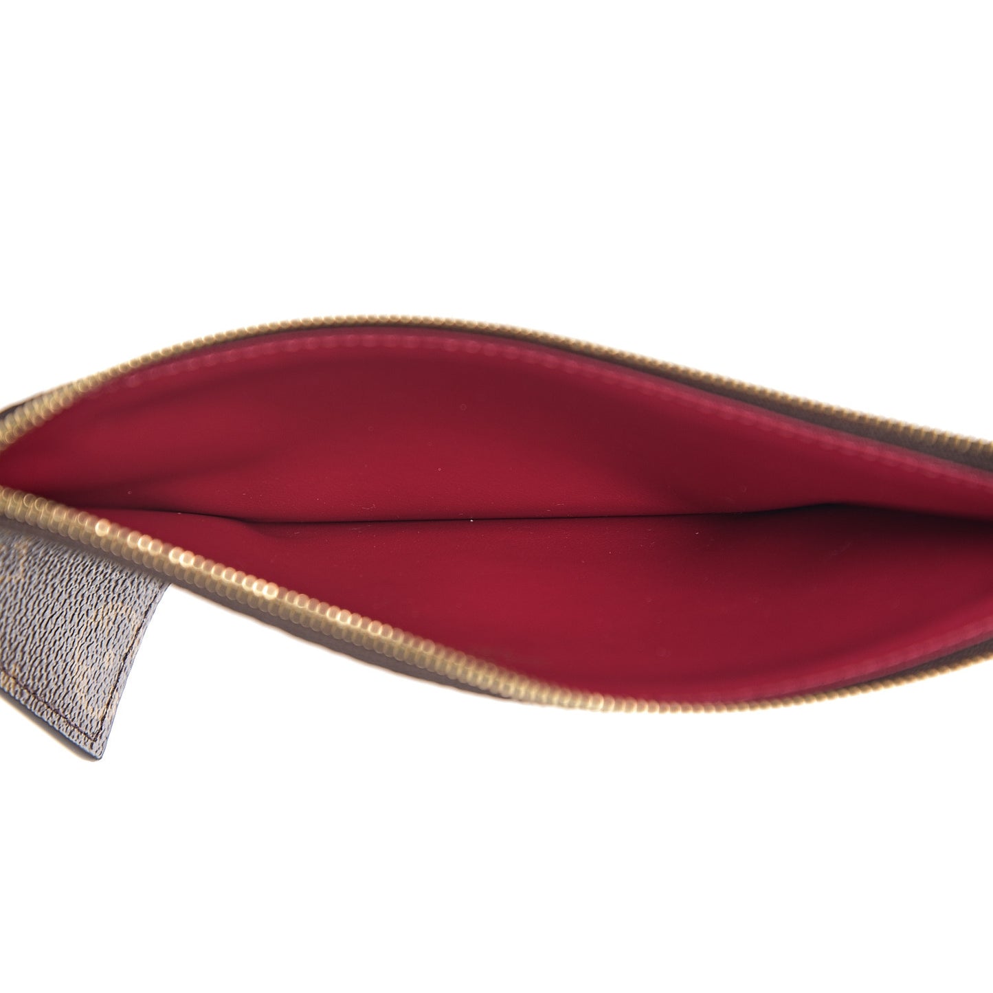 Monogram Felicie Chain Wallet Zippered Insert Fuchsia