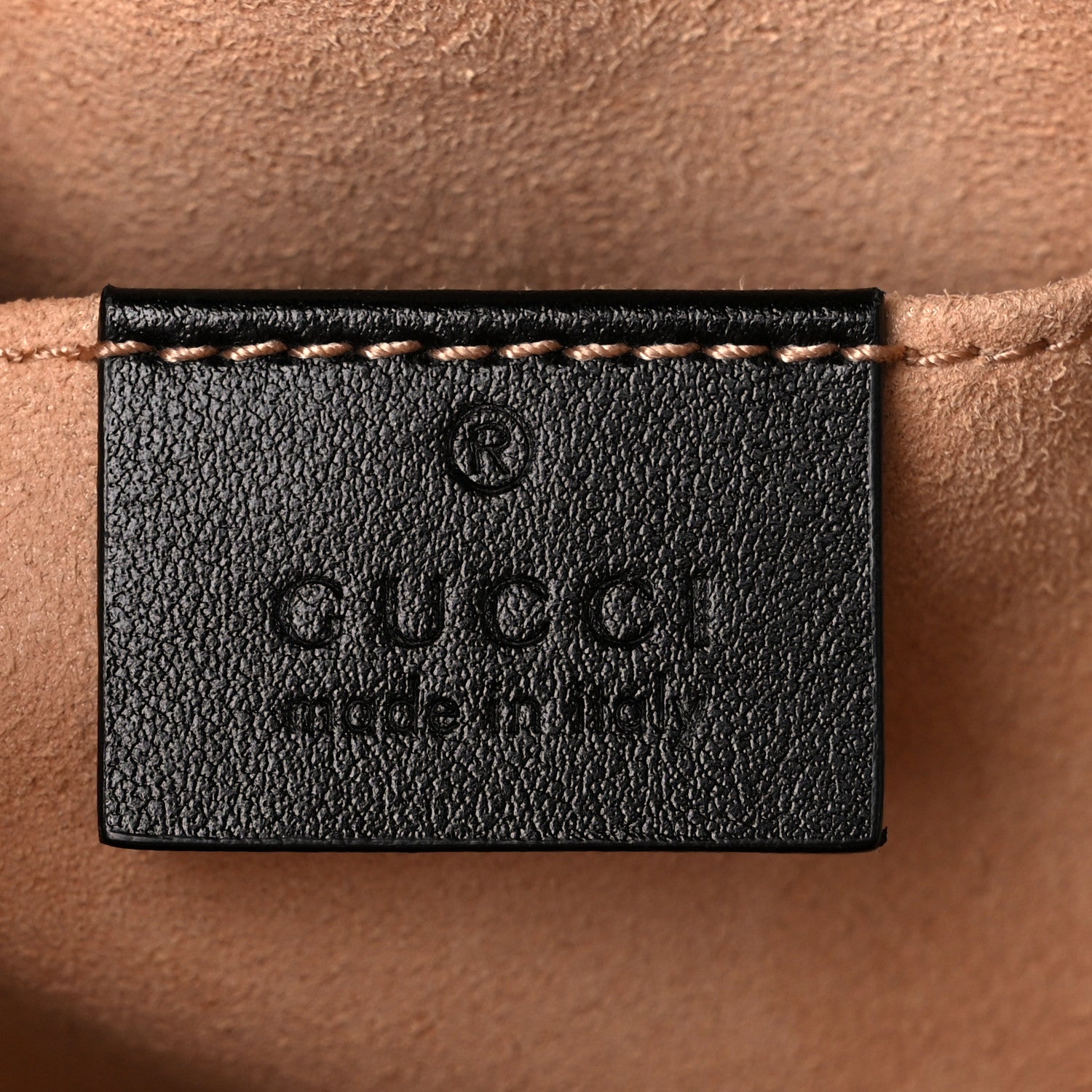 Gucci Calfskin Matelasse Small GG Marmont Chain Shoulder Bag Black 6 of 11