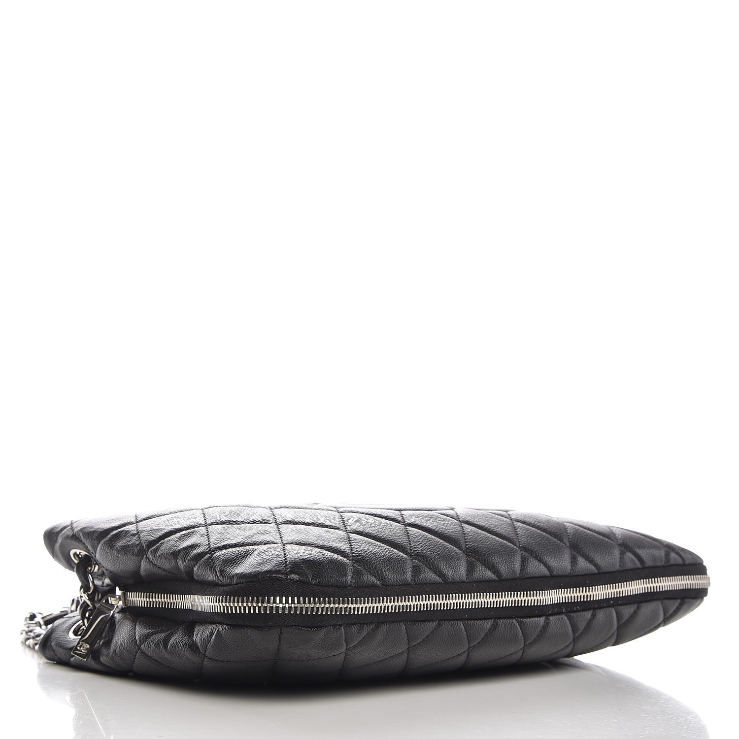 Chanel Caviar Quilted Expandable Zip Shoulder Bag Black 5 of 10