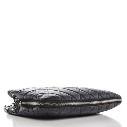 Chanel Caviar Quilted Expandable Zip Shoulder Bag Black 5 of 10
