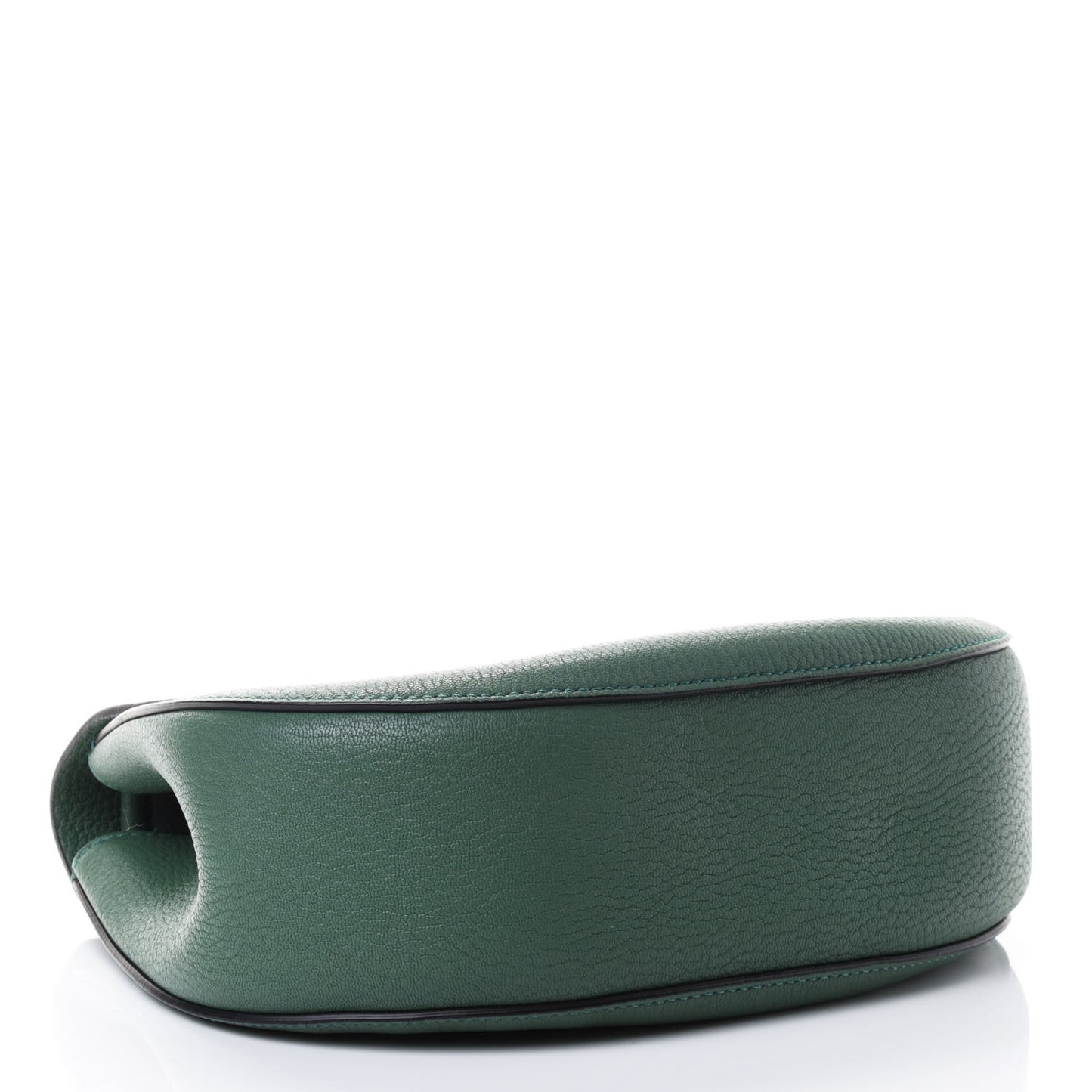 Grained Lambskin Drew Shoulder Bag Green