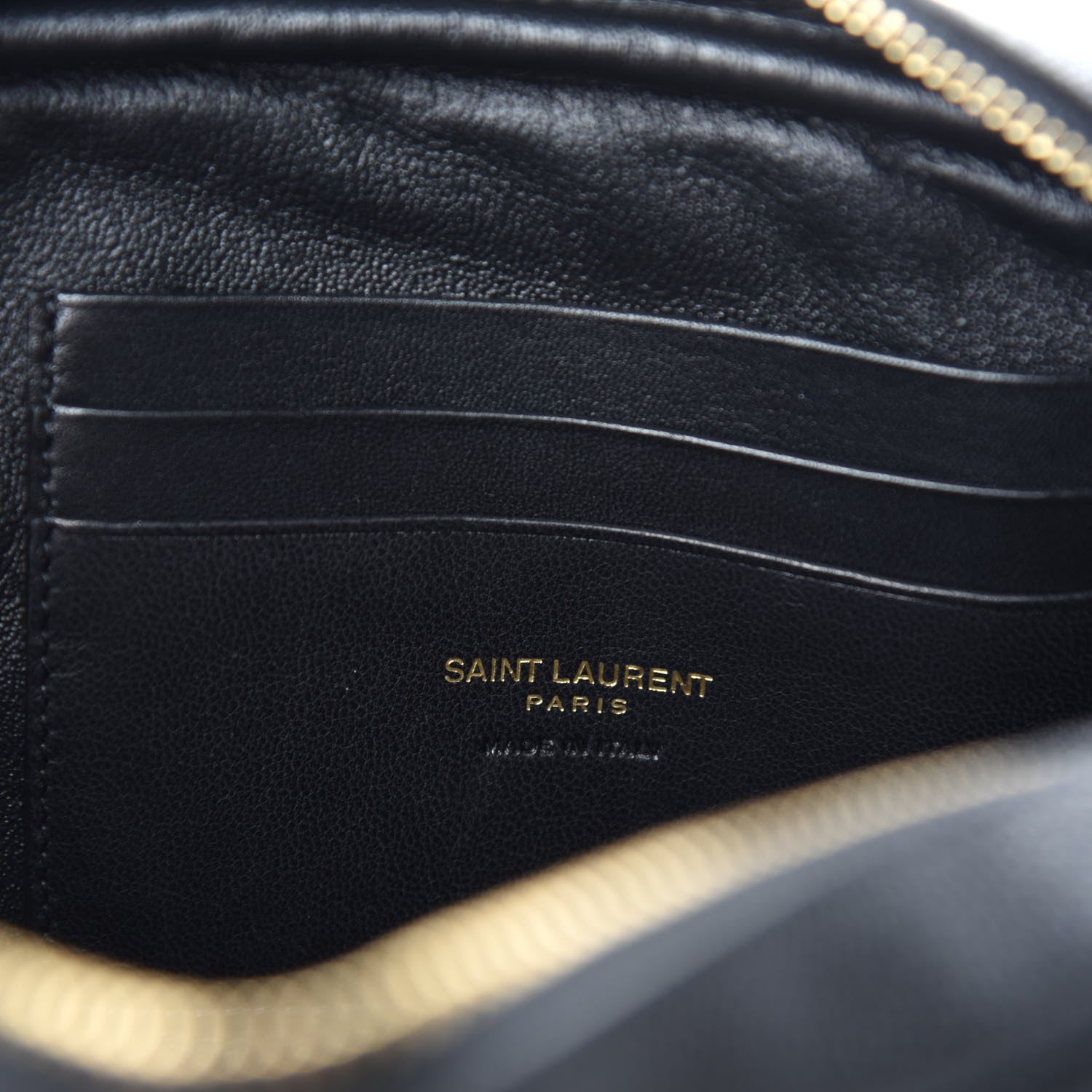 Saint Laurent Grain De Poudre Matelasse Monogram Mini Lou Camera Bag Black 8 of 11
