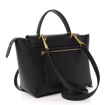 Celine Grained Calfskin Micro Belt Bag Black 3 of 9