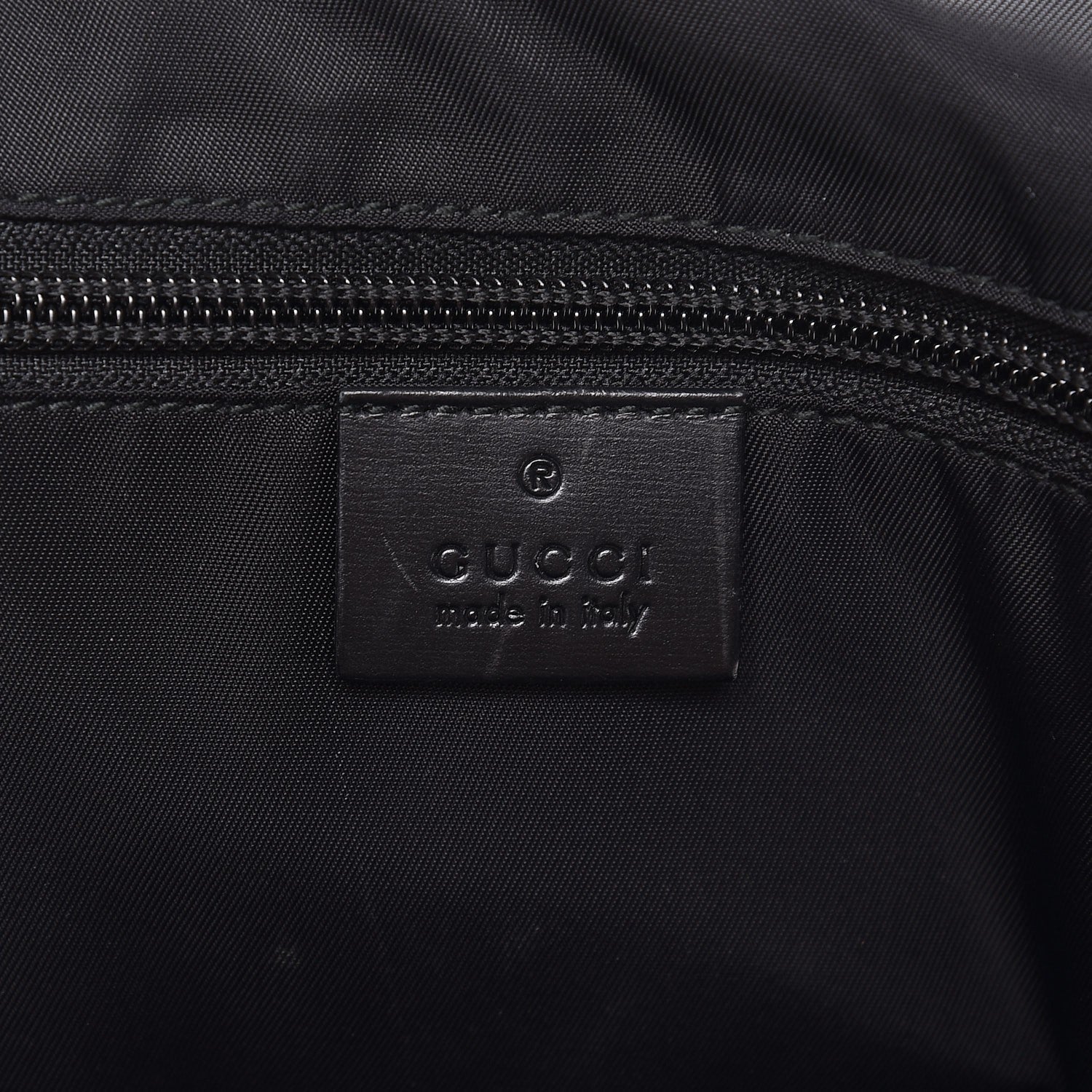 Gucci Coated Canvas Interlocking G Travel Backpack Black 9 of 10