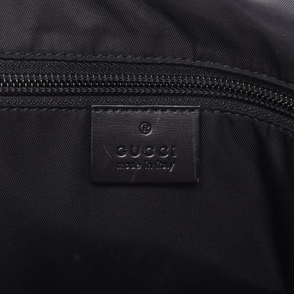 Gucci Coated Canvas Interlocking G Travel Backpack Black 9 of 10