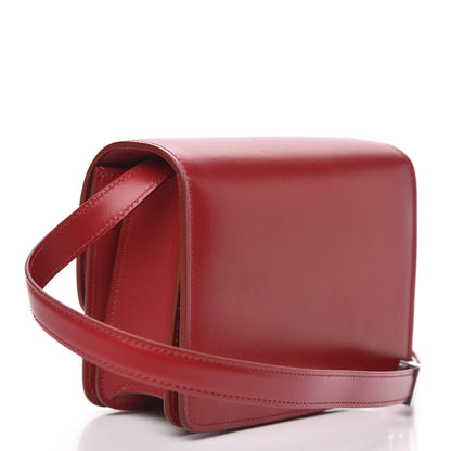 Celine Box Calfskin Small Classic Box Flap Bag Red 3 of 10