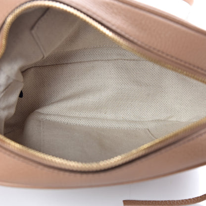 Gucci Pebbled Calfskin Small Soho Disco Bag Camelia 5 of 9