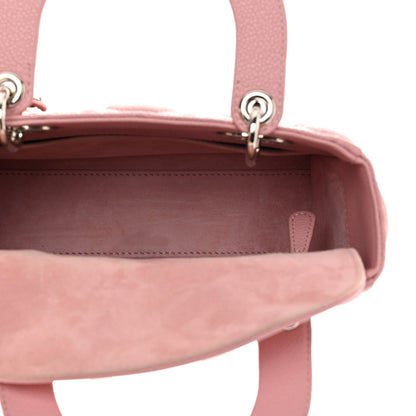 Christian Dior Grained Calfskin Cannage Small Lady Dior Fard 5 of 11