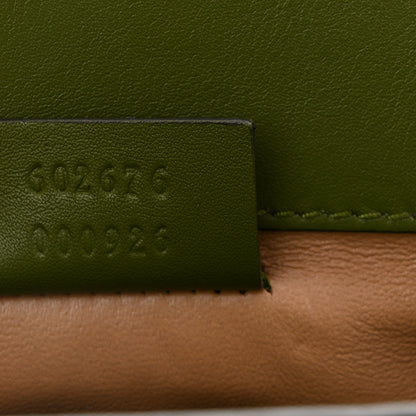 Gucci Snakeskin GG Mini Ophidia Chain Shoulder Bag Green 7 of 10