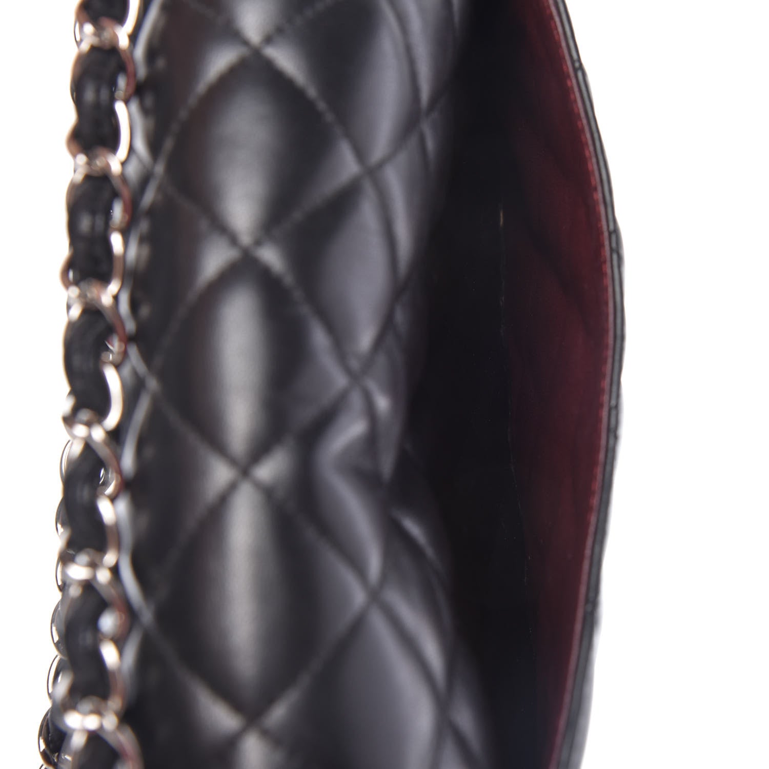 Chanel Lambskin Quilted Jumbo Double Flap Black 12 of 12