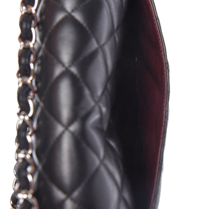 Chanel Lambskin Quilted Jumbo Double Flap Black 12 of 12