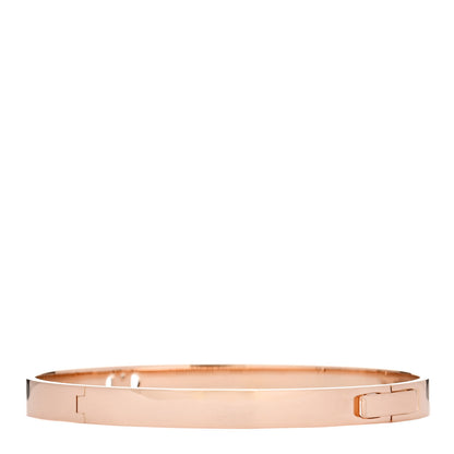 Hermes 18K Rose Gold Diamond PM H D'Ancre Bracelet ST 2 of 4
